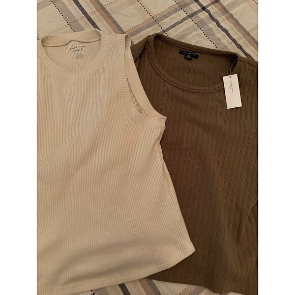 American Eagle tops x2 size large - Picture 1 of 5